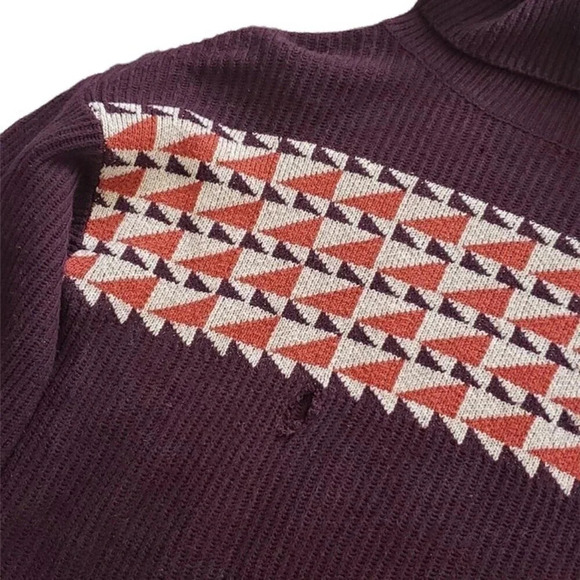 Charli Burgundy Cowl Neck Lisa Sweater M - Picture 3 of 5